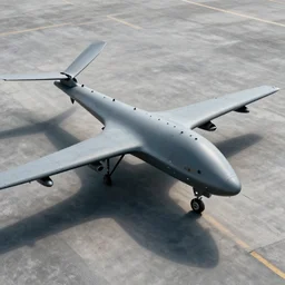 brutalist military drone