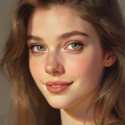 portrait lady miss woman focus attractive eye enchanted official fanart behance hd artstation by Jesper Ejsing, by RHADS, Makoto Shinkai and Lois van baarle, ilya kuvshinov, rossdraws portrait, highly detailed, digital painting, concept art, sharp focus, illustration, cinematic lighting, art by artgerm and greg rutkowski and alphonse mucha radiant light, peter mohrbacher, ferdinand knab, artgerm, portrait  optimistic colors, bright eyes, clear eyes, warm smile
