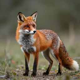 a fox, allegorical