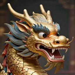 dragon head, detailed, 4 k, realistic