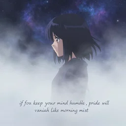 if you keep your mind humble, pride will vanish like morning mist : anime art : misty, astral, cosmic : cgsociety :