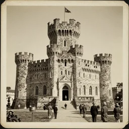 castle grayskull,, silver iodide, 1 8 8 0 photograph, sepia tone, aged paper, sergio leone, master prime lenses, cinematic