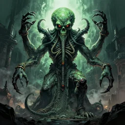 digital art of cthulu