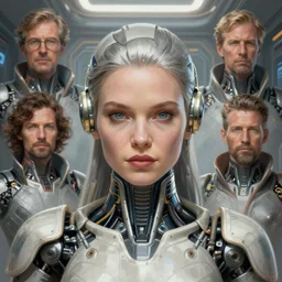 closeup portrait shot of a female biomechanic woman in a scifi environment, intricate, elegant, highly detailed, centered, digital painting, artstation, concept art, smooth, sharp focus, warhammer, illustration, thomas kinkade, tomasz alen kopera, peter mohrbacher, donato giancola, leyendecker, boris vallejo