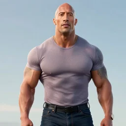 dwayne johnson as garnet from steven universe, movie still