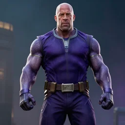 thanos as vin diesel, 8k, hyper realistic, cinematic