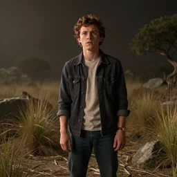 a film still of tom holland in stranger things, highly intricate, highly realistic