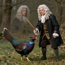 Isaac Newton prosecuting a Capercaille