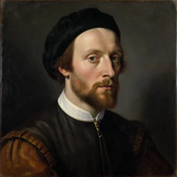 1 4 0 0 s renaissance portrait of aphex twin oil painting by jan van eyck, northern renaissance art, oil on canvas, wet - on - wet technique, realistic, expressive emotions, intricate textures, illusionistic detail