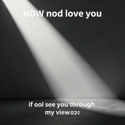 you would love you if you see you through my view.