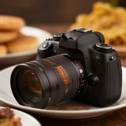 close - up focused dslr photograph of an benin dinner, 8 k, high detail, volumetric lighting, hyperrealism, aesthetically pleasing, studio lighting, trending