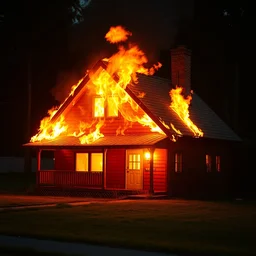 house on fire, golden hour, ultra hd, extreme details, extremely sharp photograph, ultra sharp, hyper detailed, 8 k, shot on 3 5 mm film camera, smooth sharp forcus, realism, tumblr aesthetic,