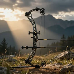photorealistic compound bow