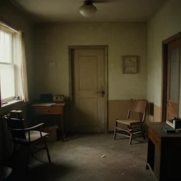a vintage liminal space, backrooms, found footage
