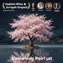 vanishing point a single sakura tree upon a lake, viewed from afar, stephen bliss, unreal engine, illustration, fantasy art by greg rutkowski, loish, rhads, ferdinand knab, makoto shinkai and lois van baarle, ilya kuvshinov, rossdraws, tom bagshaw, global illumination, radiant light, minimalist, detailed and intricate environment