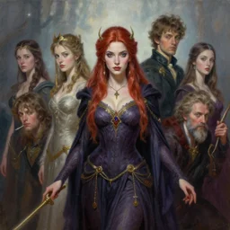 Beautiful female wizard, 4k oil on linen by wlop, artgerm, andrei riabovitchev, nuri iyem, james gurney, james jean, greg rutkowski, highly detailed, soft lighting 8k resolution