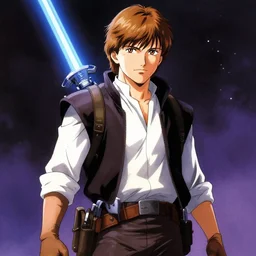 luke skywalker in ghost in the shell adult anime style