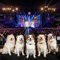 coldplay concert for dogs