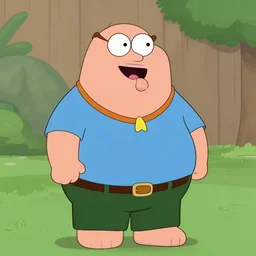 disney art style, peter griffin, by disney
