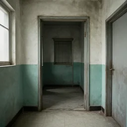 a photorealistic photo of the backrooms