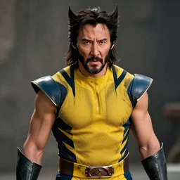 Keanu Reeves as wolverine 4K quality