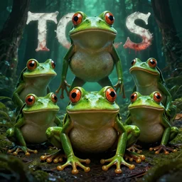 promotional movie poster for horror movie with frogs called toads, hyperdetailed, artstation, cgsociety, 8 k