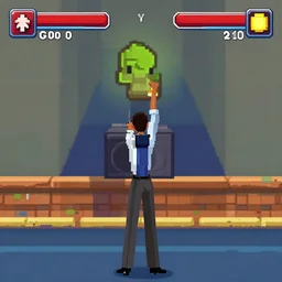 obama in tetris. ingame screenshot
