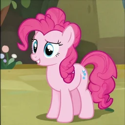 vintage photo of pinkie pie