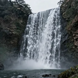 waterfall in style of MC Escher