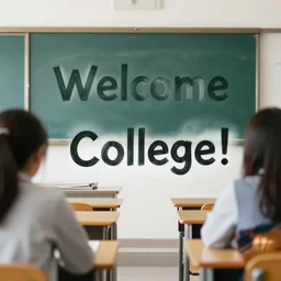 welcome to the first class of college, exciting to see you here!