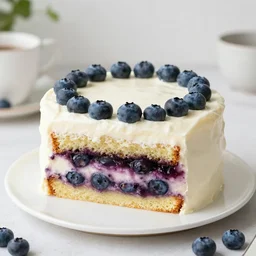 a home built out of blueberry cake