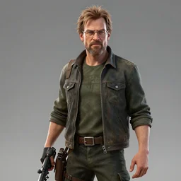 Walter White inspired volatile in the videogame Dying Light, concept art