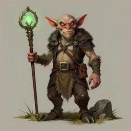 a hobgoblin, concept character, full body, rpg dnd illustration
