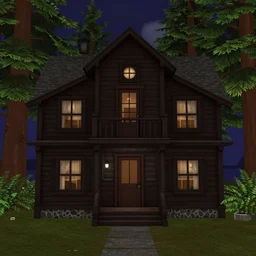 the black lodge from twin peaks in second life, screen shot