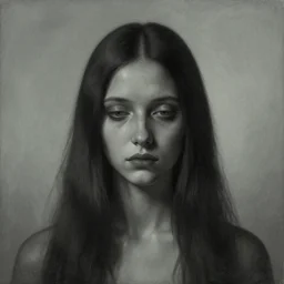The melancholic mind. Surrealist artwork