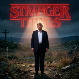 donald trump in stranger things