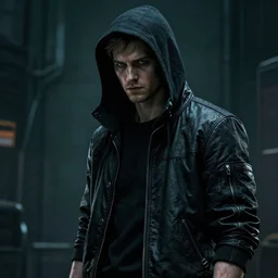 elliot alderson, cyberpunk art, hacking, noir style, ultra realistic, cinematic, dark