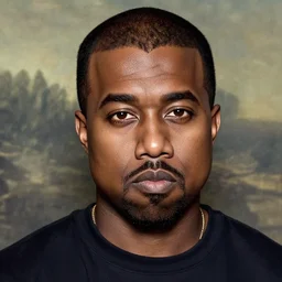 A portrait of Kanye West by Leonardo Da Vinci