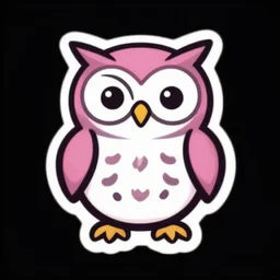 A logo of a chubby owl in the y2k style, created by The Designers Republic