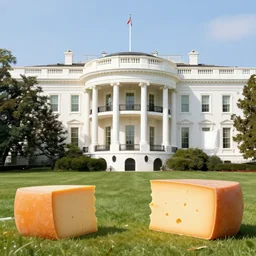 the White House is made of cheese
