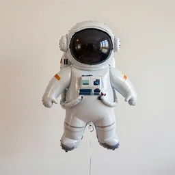a balloon shaped like an astronaut