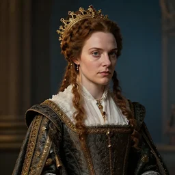 1 7 th century duchess, wow 4 k detail fantasy, cgsociety, matte painting, wow, realistic materials, photo realistic, postprocessing, cinematic, hyperrealistic, warm and cool light, studio lighting, photography, borgia, ekaterina, the borgias, the white princess, the tudors, poldark