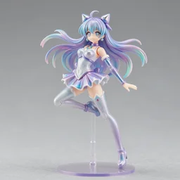 james jean isolated vinyl figure harajuku magical girl character design, figure photography, dynamic pose, holographic undertones, motion shapes color design, glitter accents on figure, anime stylized cute guro, sharp focus, accurate fictional proportions, high delicate defined details, ethereal lighting