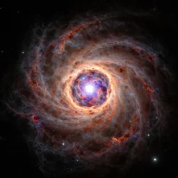 A deep space image of a supernova sigil of creativity.