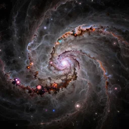 fractal nebulae, epic digital art, wallpaper
