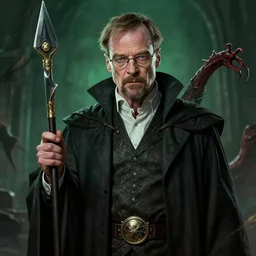 walter white as a mage, toxic, artgerm, artstation, detalied, best, epic, 8 k, wlop,