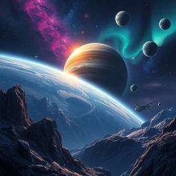 exoplanet planet earth moon sun jupiter mass effect andromeda krogan nebula aurora wallpaper 3 d pixar disney digital cgi rtx hdr painting bioluminance alena aenami artworks in 4 kby jesper ejsing, feng zhu and loish beeple, by thomas kinkade 2 2 2 2
