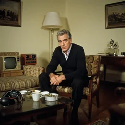 a still film Buñuel, living room, 1960