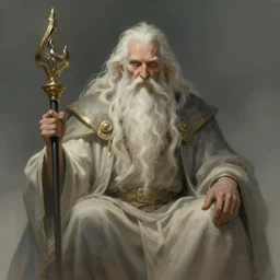 Old god, digital painting, artstation