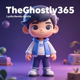 3D character named TheGhostly365, illustrated by Lydia Borutta, game engine lighting, volumetric lighting, (((((vivid))))) beautiful atmospheretrending on artstation, 4k, 8k